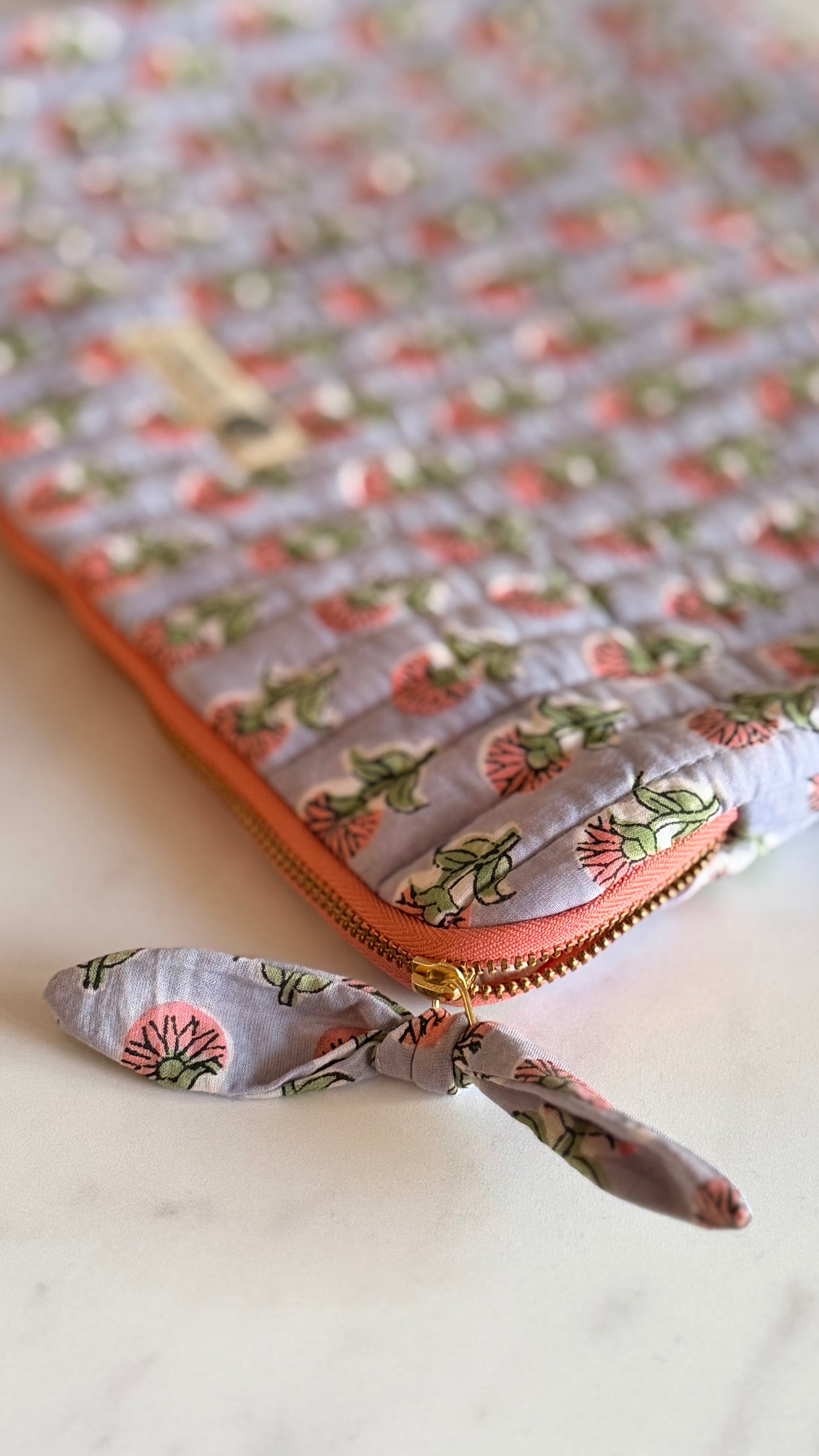 Quilted Laptop Sleeve | Ditsy Daisy