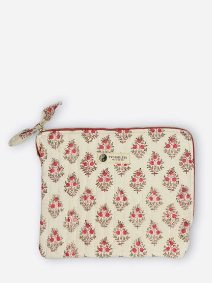 Vintage Floral Quilted iPad Tablet Cover