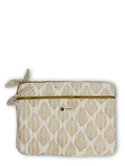 Henna Tattoo MacBook Quilted Laptop Sleeve