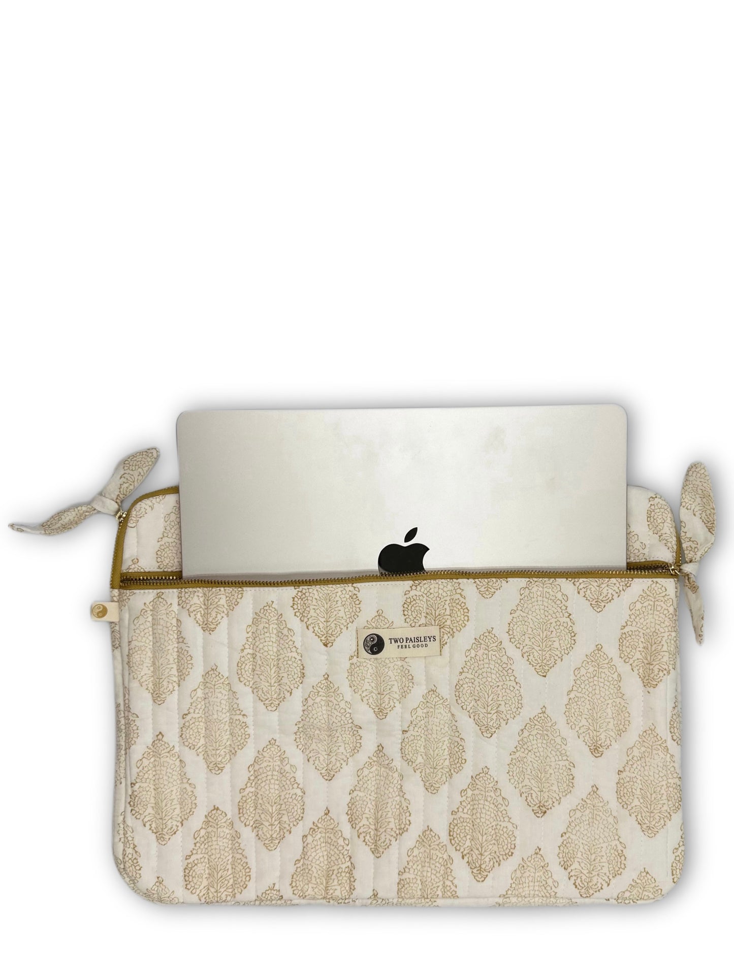Henna Tattoo MacBook Quilted Laptop Sleeve