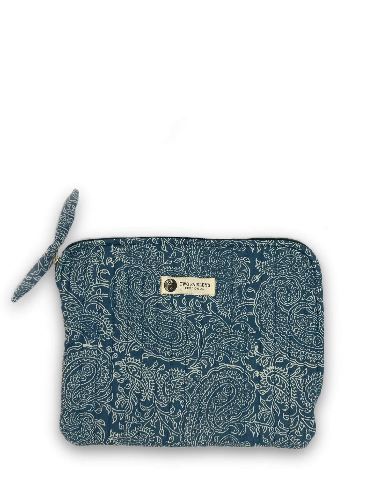 Indigo Paisley Quilted iPad Tablet Cover