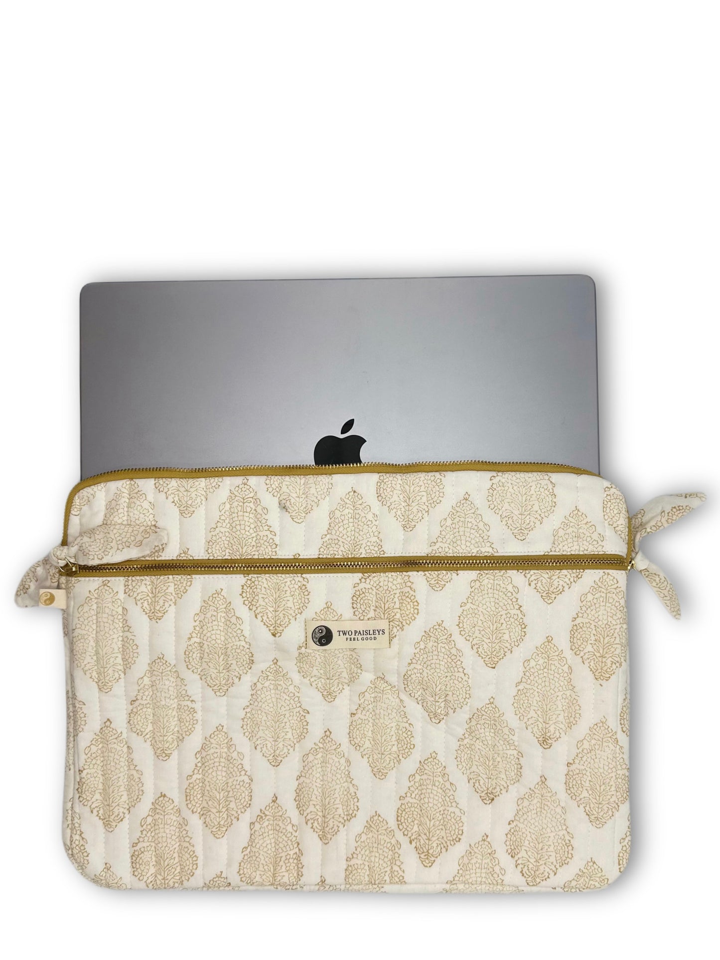 Henna Tattoo MacBook Quilted Laptop Sleeve