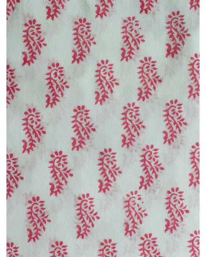Blush Dance Cotton Blockprint Sewing Craft Fabric