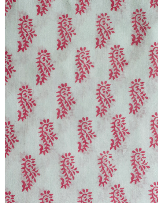 Blush Dance Cotton Blockprint Sewing Craft Fabric