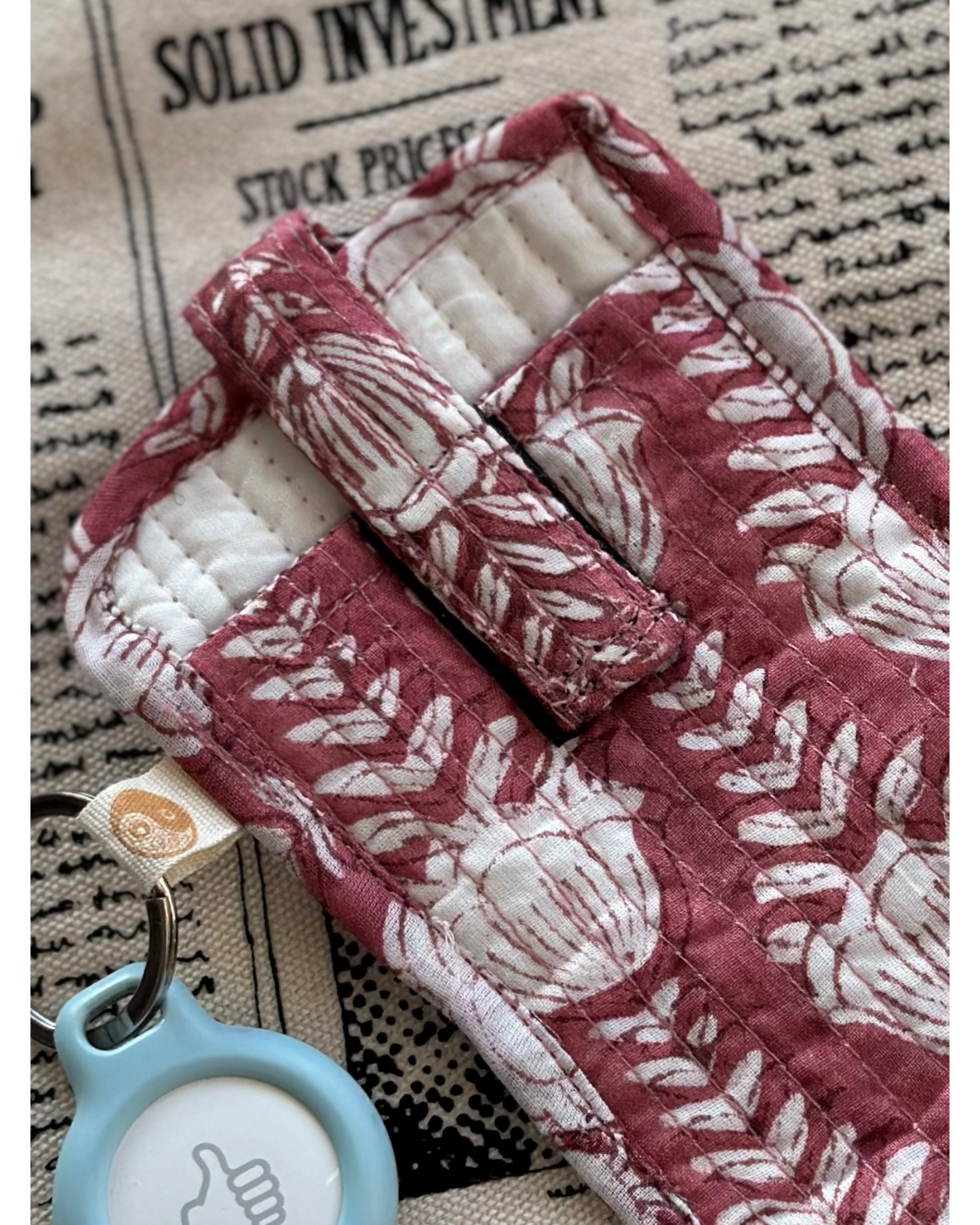 Flower Trail Glasses Soft Case Pouch