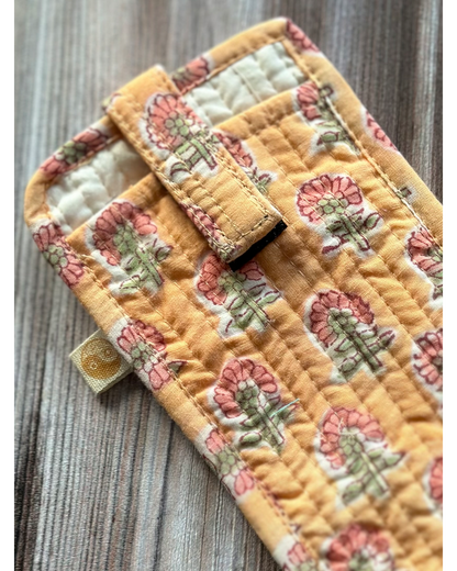 Pink Daisy Glasses Soft Case Pouch