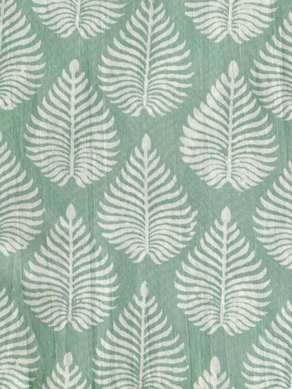 Cloud Fern - BlockPrinted Sewing Craft Cotton Fabric