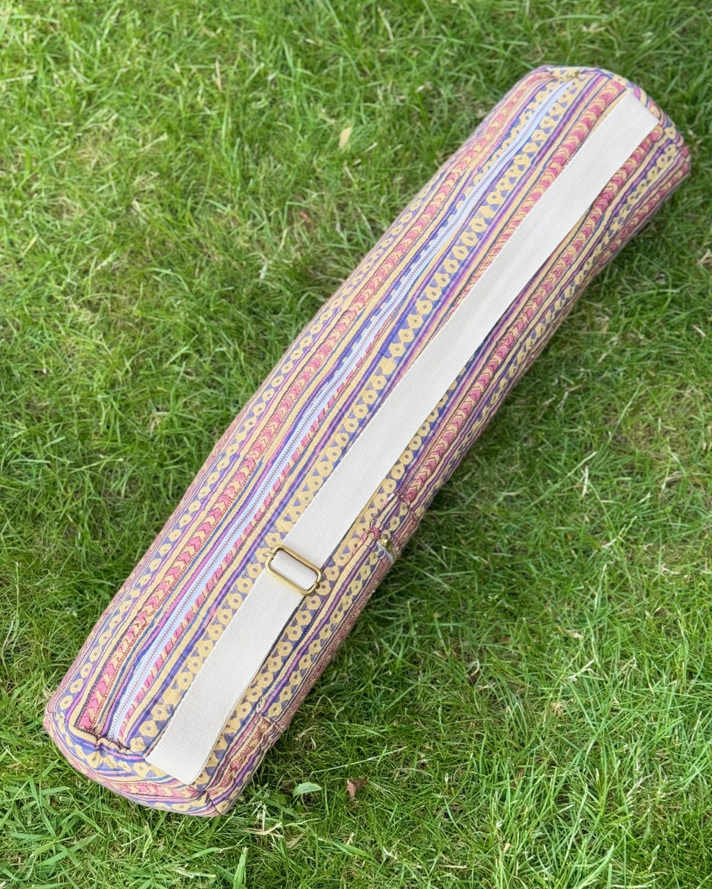 Yoga Mat Bag Showing the Adjustable Strap