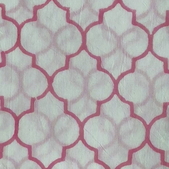 Detailed view of the Two Paisleys Rose Trellis fabric, a versatile and cheerful choice for modern home decor and sewing projects.