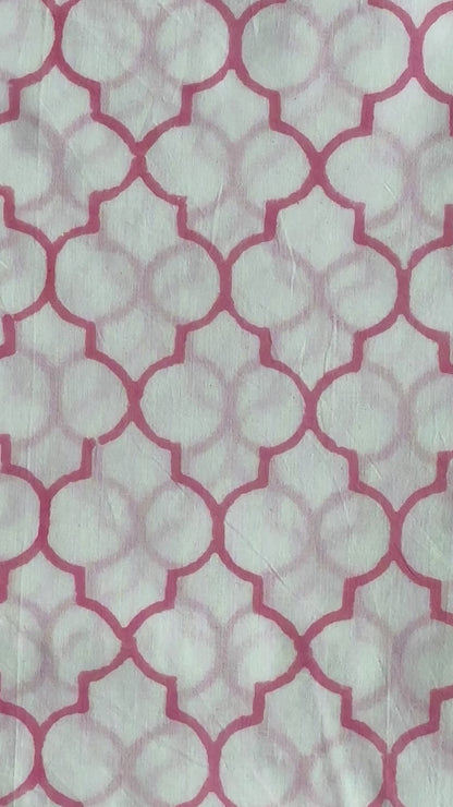 Detailed view of the Two Paisleys Rose Trellis fabric, a versatile and cheerful choice for modern home decor and sewing projects.
